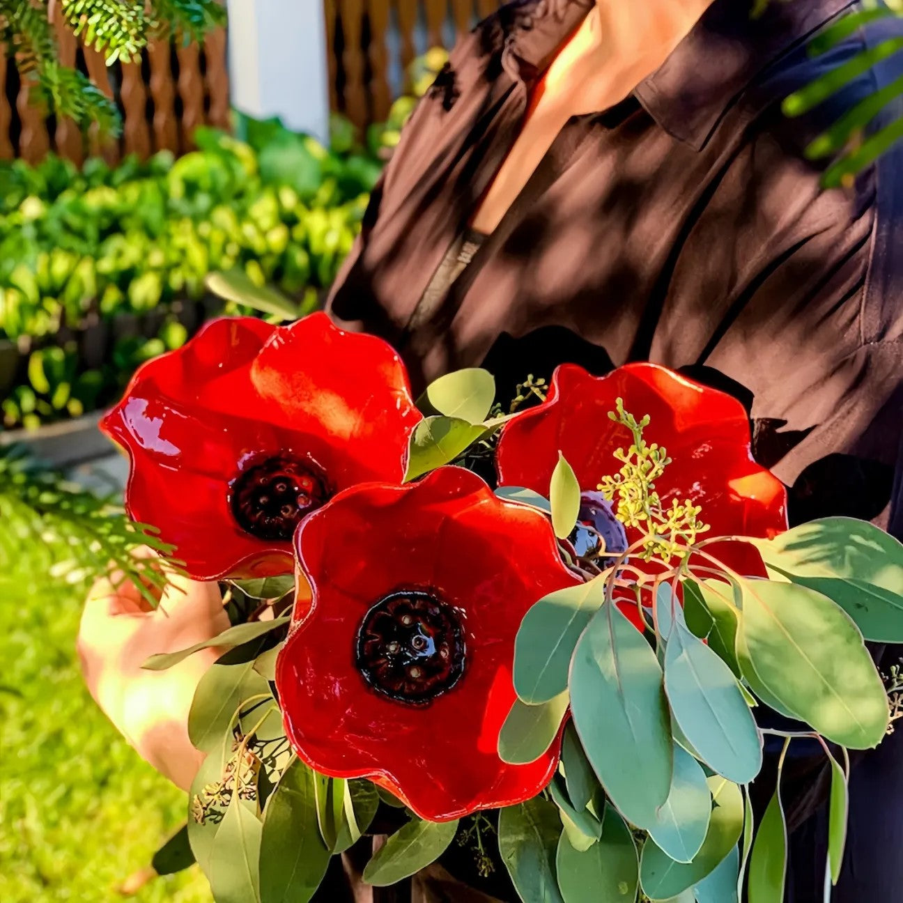 💖🎁2026 Father's Day Gifts 50% Off--🎁Handmade Flower Garden Stake🐦
