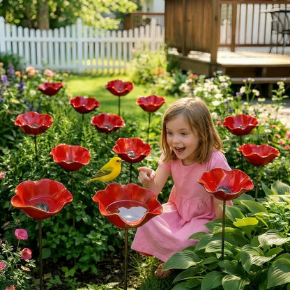 💖🎁2026 Father's Day Gifts 50% Off--🎁Handmade Flower Garden Stake🐦