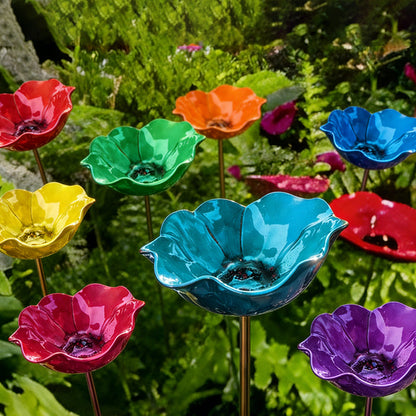 💖🎁2026 Father's Day Gifts 50% Off--🎁Handmade Flower Garden Stake🐦