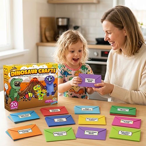🎁80K+ SOLD!🎁Children's Educational Toy Material Kit.The Zero-Prep Craft Kit That’s Saving Parents’ Sanity (And Kids Love It Too!)