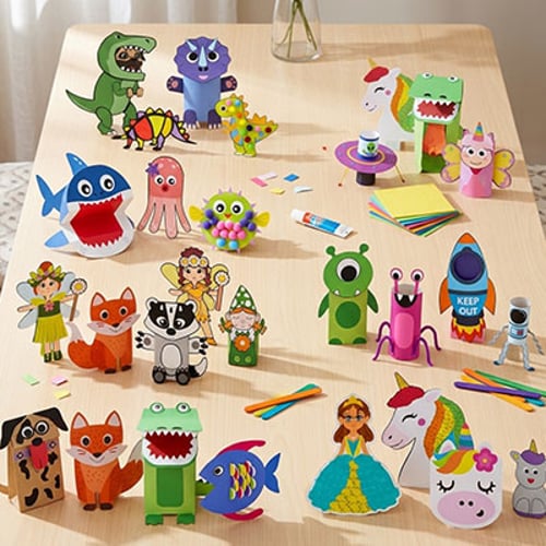 🎁80K+ SOLD!🎁Children's Educational Toy Material Kit.The Zero-Prep Craft Kit That’s Saving Parents’ Sanity (And Kids Love It Too!)