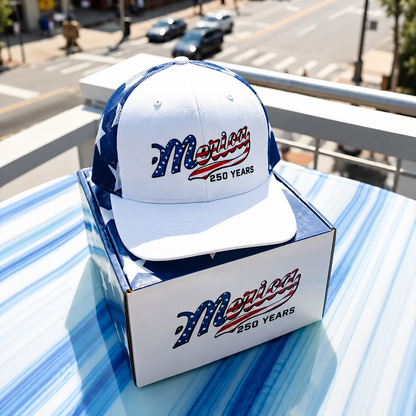 🇺🇸 'Merica 250 Years Embroidered Mesh Back Trucker Hat
