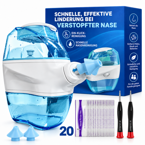 💧 Electric Nasal Rinse Device | Easy Saline Rinse Routine