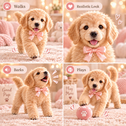 🔥Limited Time 50% OFF🐶Realistic Robotic Golden Retriever Puppy ✨ The Cutest Christmas Surprise🎁