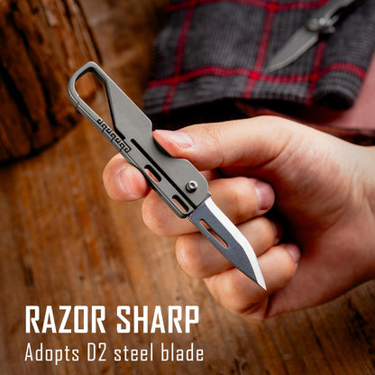 TC4 titanium alloy EDC folding knife