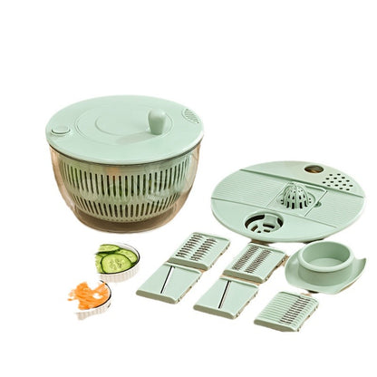 Salad Spinner Large – 2-IN-1 Vegetable & Fruit Washing Bowl