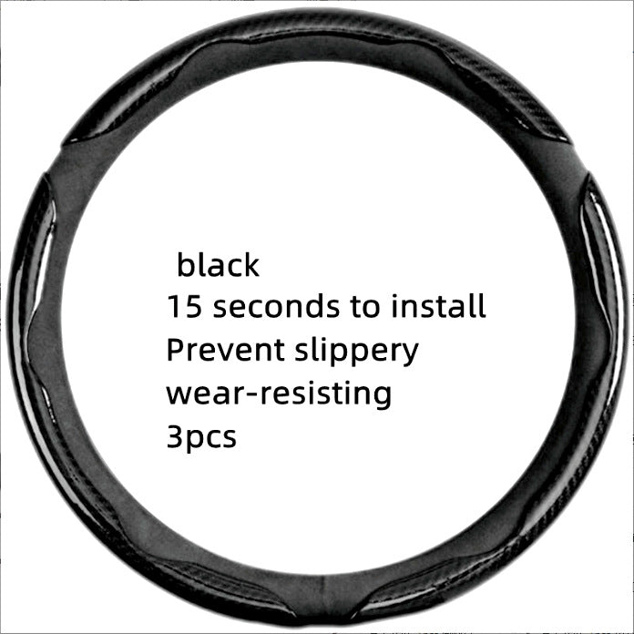 🚘Non-Slip Car Steering Wheel Cover for 15 Inch Wheels