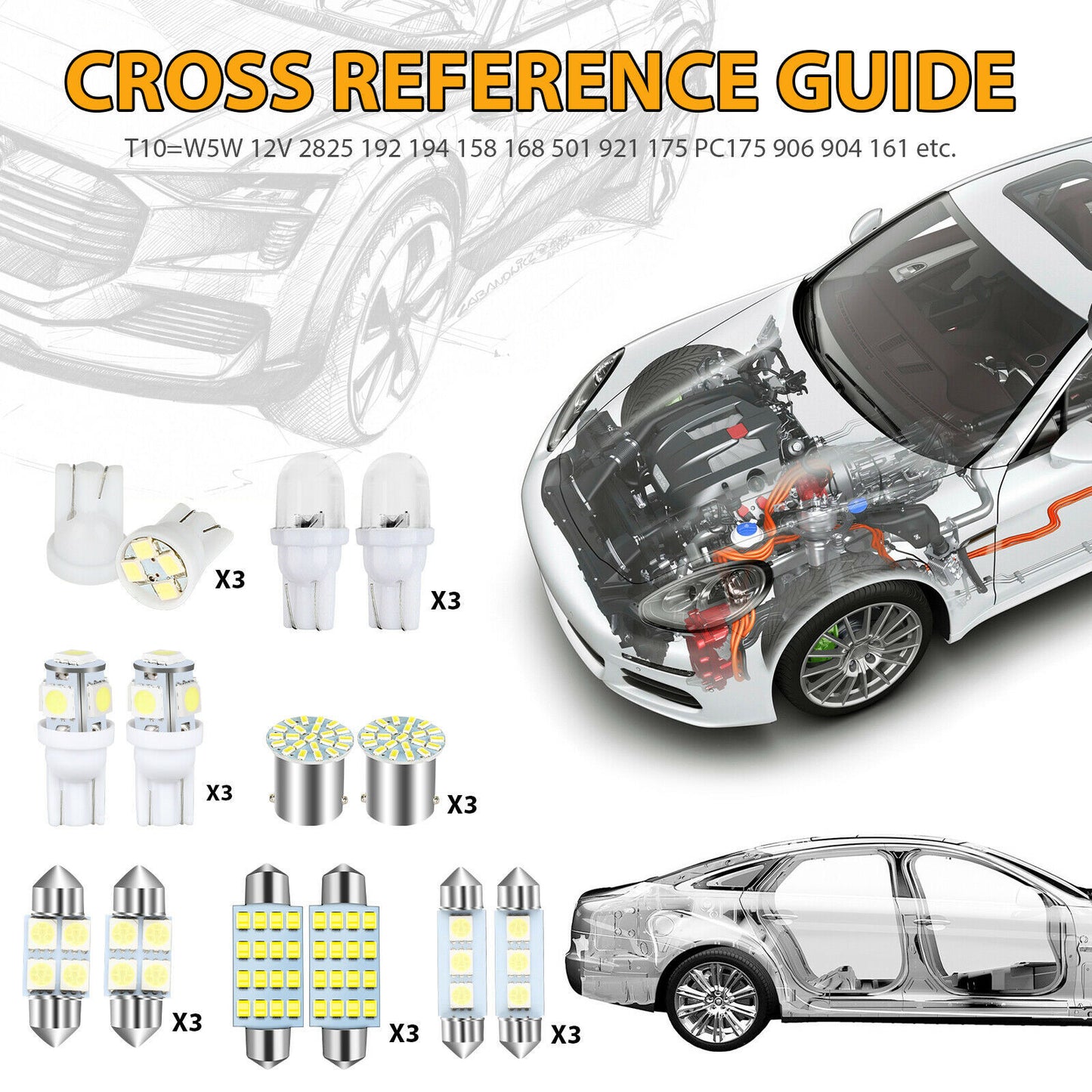 Automotive LED Bulb Kit