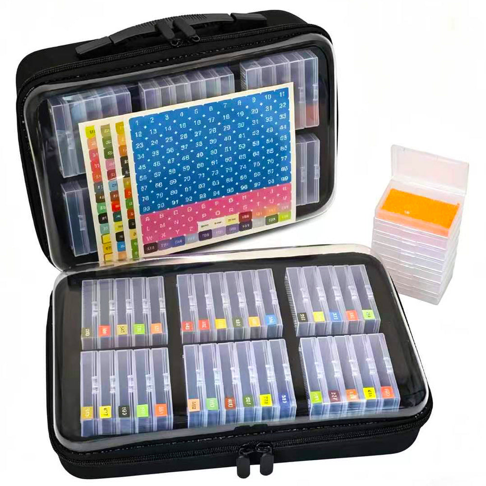 32 Slot Diamond Painting Organized Storage Box Set with Handle Bag