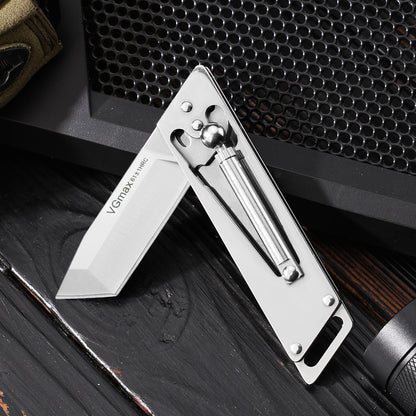 VGMAX All Stainless Steel Folding Pocket Knife
