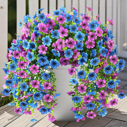 🌷Outdoor cascading daisy and eucalyptus flowers – UV resistant