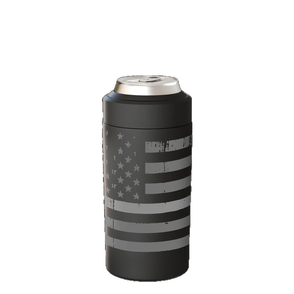 4-in-1 Universal Can Cooler ❄️Double Wall Stainless Steel Beer Bottle Insulator (Fits 12-24 oz)