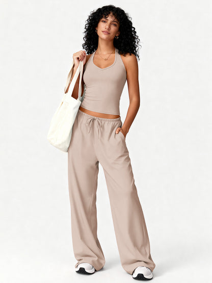 Women’s 2-Piece Athleisure Workout Outfit Set