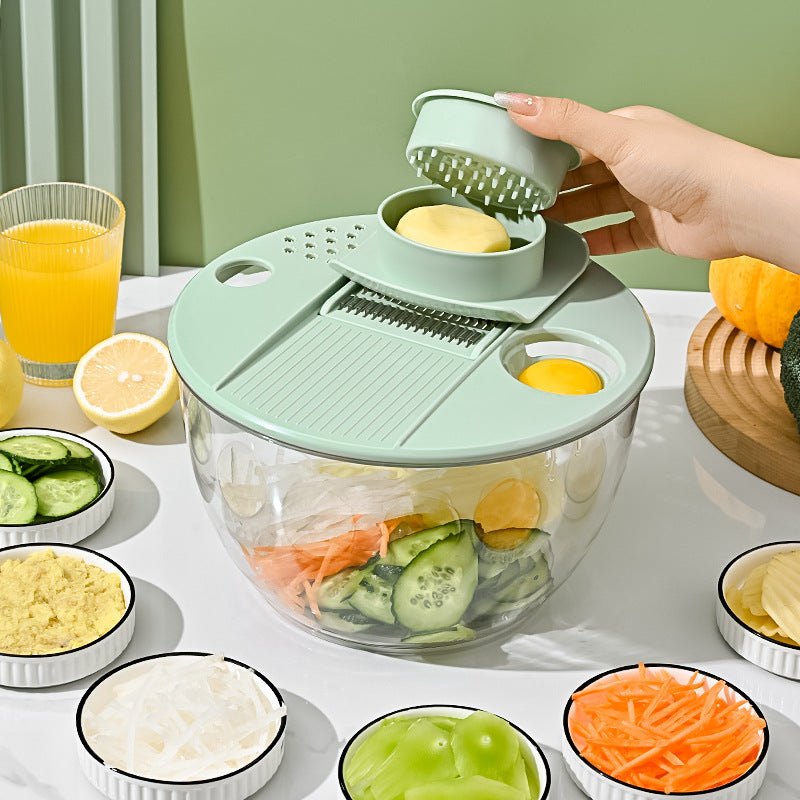 Salad Spinner Large – 2-IN-1 Vegetable & Fruit Washing Bowl