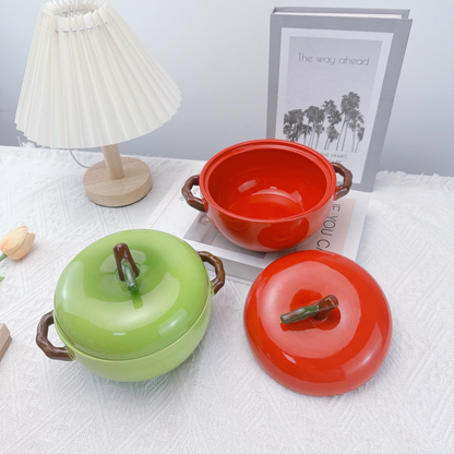 🍓 Le Creuset Mini Fruit Cocotte - 16oz Stoneware, Oven-Safe & Adorable for Baking & Serving!