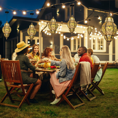 Luxury Baroque Moroccan Style Hollow Projection Lantern