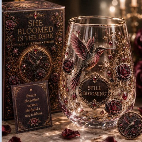 🌸🌿 Limited Edition 2026 Garden Morning Bliss Glass Tea Cup☀️☕