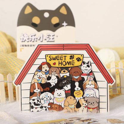 🐱 Cat Can Head Cute Cat PET Sticker Set, Kawaii Puzzle Decorative Stickers for Journal &amp; Scrapbook