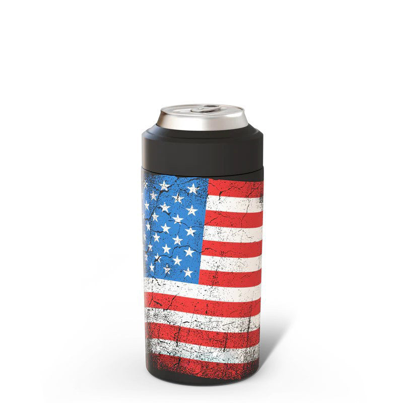 4-in-1 Universal Can Cooler ❄️Double Wall Stainless Steel Beer Bottle Insulator (Fits 12-24 oz)