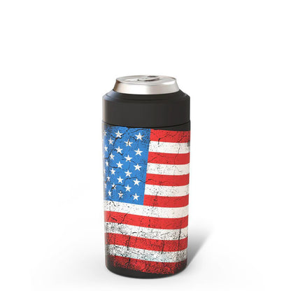 4-in-1 Universal Can Cooler ❄️Double Wall Stainless Steel Beer Bottle Insulator (Fits 12-24 oz)