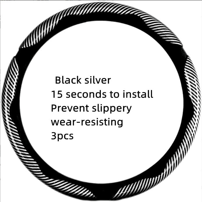 🚘Non-Slip Car Steering Wheel Cover for 15 Inch Wheels