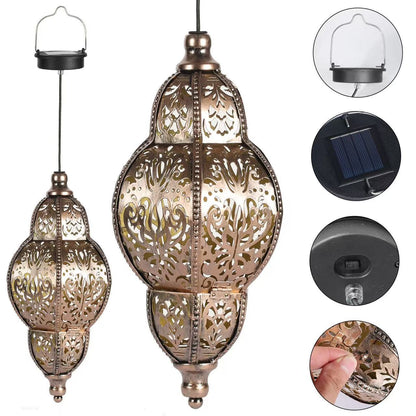 Luxury Baroque Moroccan Style Hollow Projection Lantern
