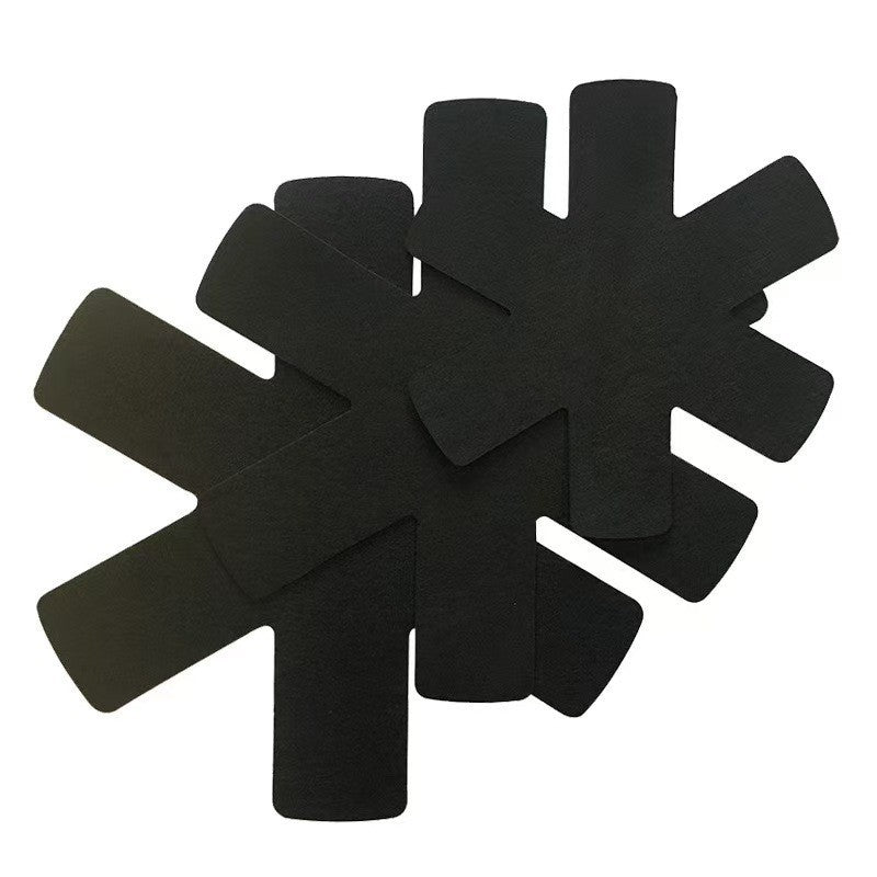Pot and Pan Protectors 12Pcs Pot Dividers Pad Non-woven 3 Sizes Pans Separator Pads for Protecting Separators Pads Cookware