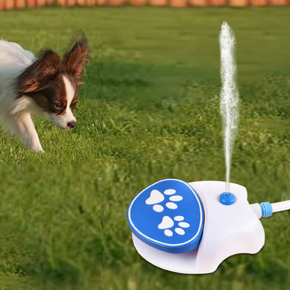 Outdoor Dog Water Fountain, Step On Foot Activated Dog Water Dispenser