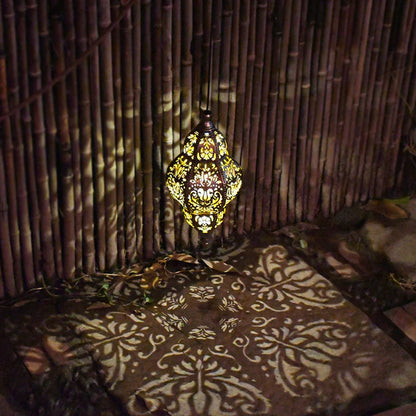 Luxury Baroque Moroccan Style Hollow Projection Lantern