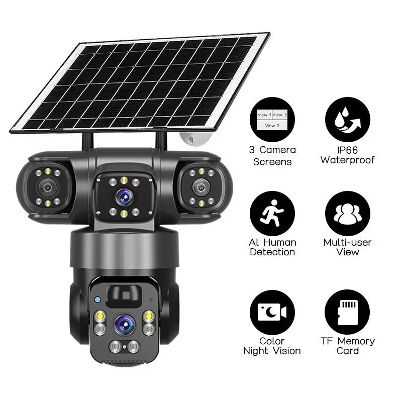 📹 6K PTZ Security Camera | 360° Coverage & Smart Tracking