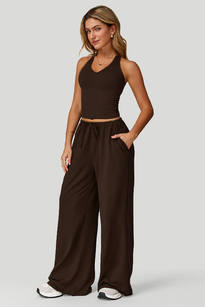 Women’s 2-Piece Athleisure Workout Outfit Set