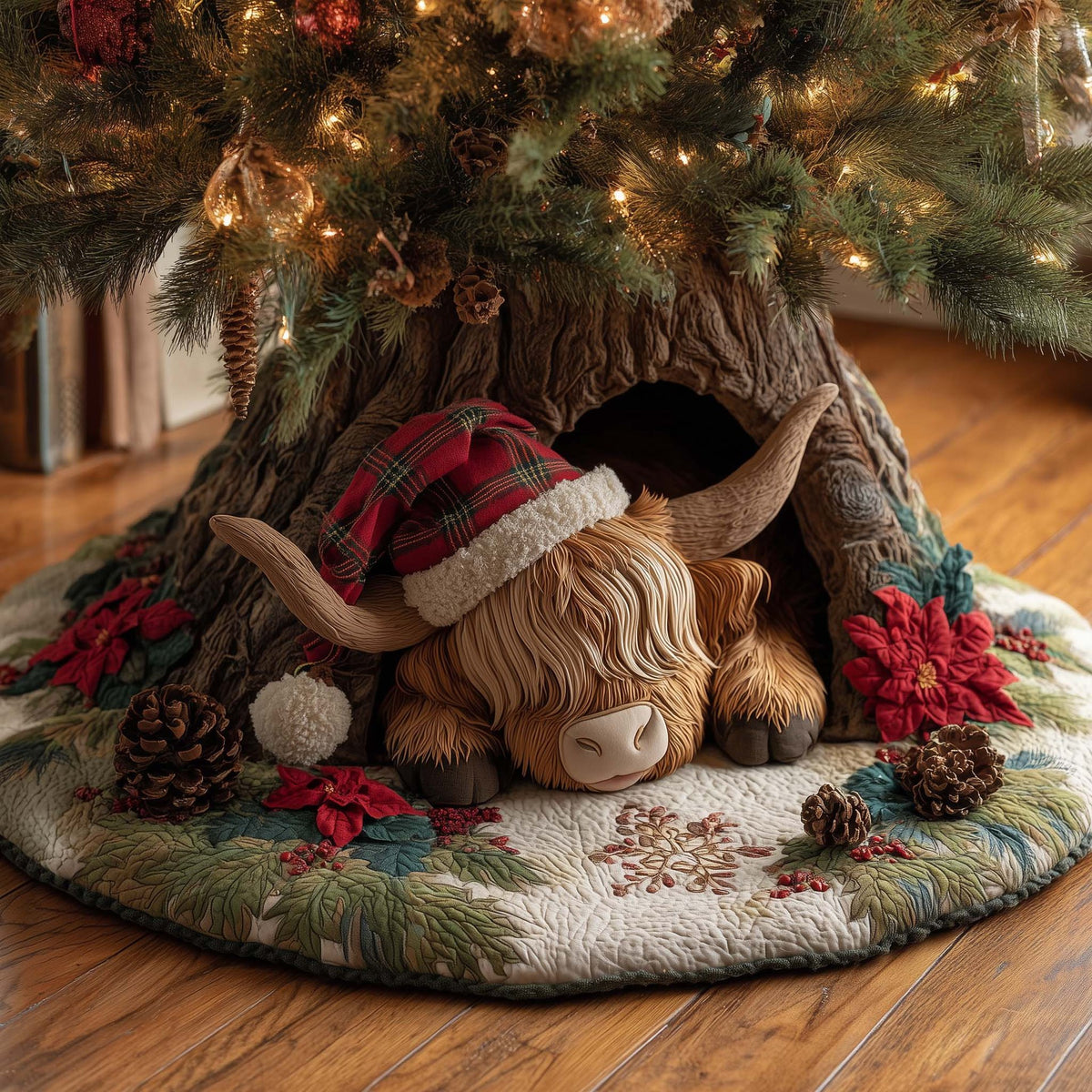 🎄✨ Christmas Special –🎅3D Optical Illusion Christmas Tree Skirt
