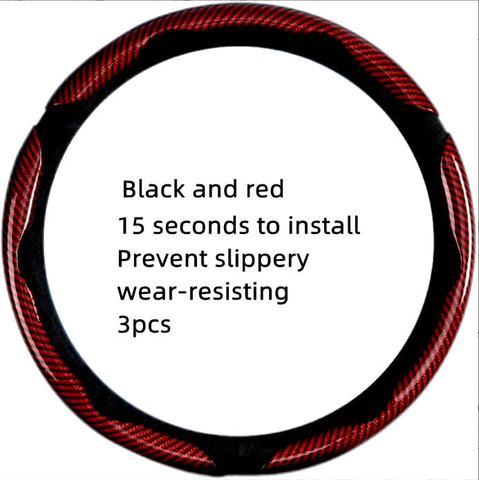 🚘Non-Slip Car Steering Wheel Cover for 15 Inch Wheels