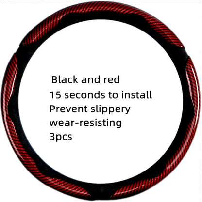 🚘Non-Slip Car Steering Wheel Cover for 15 Inch Wheels