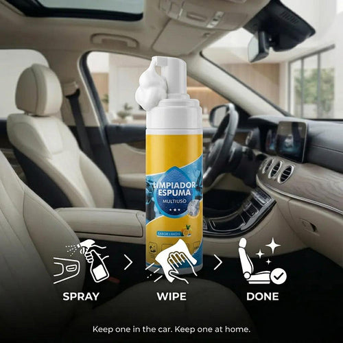 🔥 4-in-1 Multi-Enzyme Foam Cleaner – Deep Clean Car, Kitchen, Bathroom & Sofa