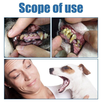 Foaming Pet Dental Cleaner | Tartar Remover, Teeth Whitening & Bad Breath Eliminator