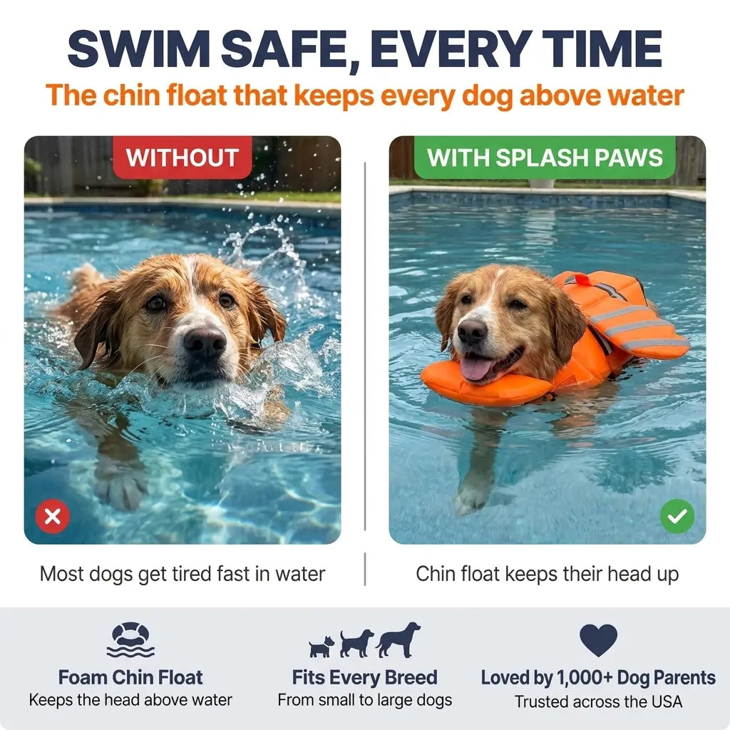 Reflective Adjustable Swimming Life Vest for Dogs