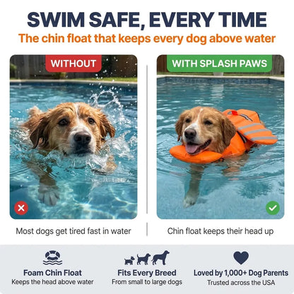 Reflective Adjustable Swimming Life Vest for Dogs