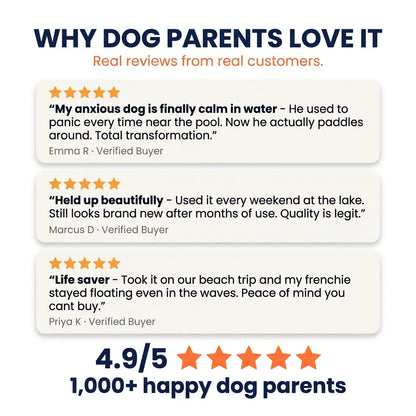 Reflective Adjustable Swimming Life Vest for Dogs