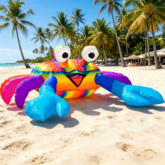 🦀 Bouncing Buddies: The Side-Scurrying Sand Crabs!