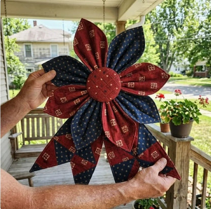 The Heritage Bloom Wreath & Bow: Multi-Piece Sewing Template Set