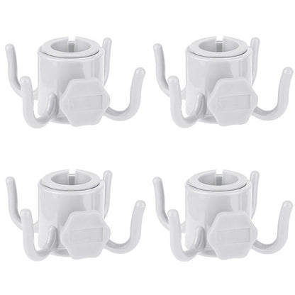 Universal Beach Umbrella Hook Hanger with 4 Hooks (1-Pack / 2-Pack / 4-Pack