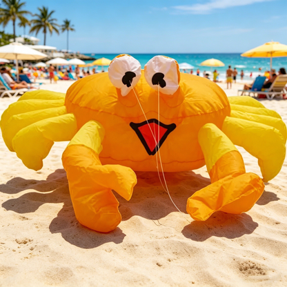 🦀 Bouncing Buddies: The Side-Scurrying Sand Crabs!