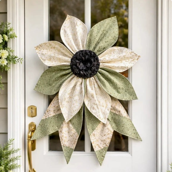 The Heritage Bloom Wreath & Bow: Multi-Piece Sewing Template Set