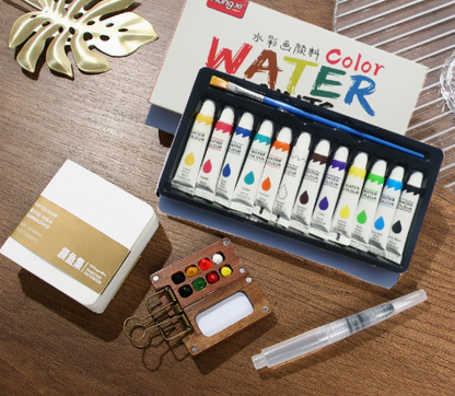 Pocket Watercolor Painting Kit