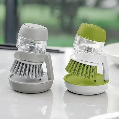 Dish Brush With Soap Dispenser