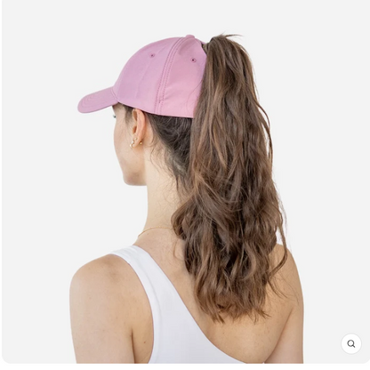 New Women's Outdoor Magnetic Ponytail Baseball Cap