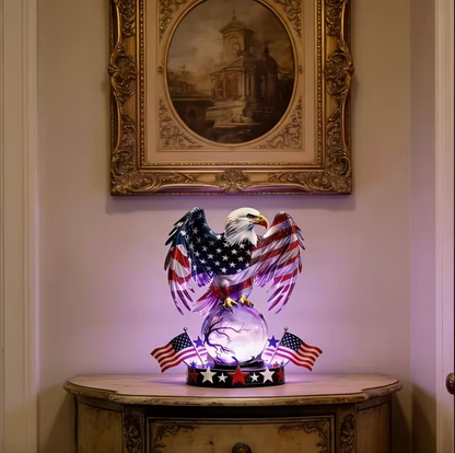 Patriotic Eagle Lamp