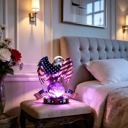 Patriotic Eagle Lamp