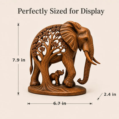 Elephant Family Tree Sculpture